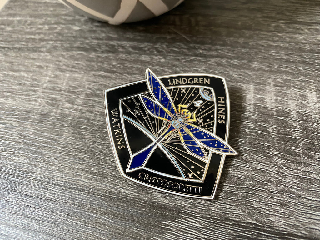 NASA Crew-4 USCV-4 Mission Patch Hard Enamel Pin