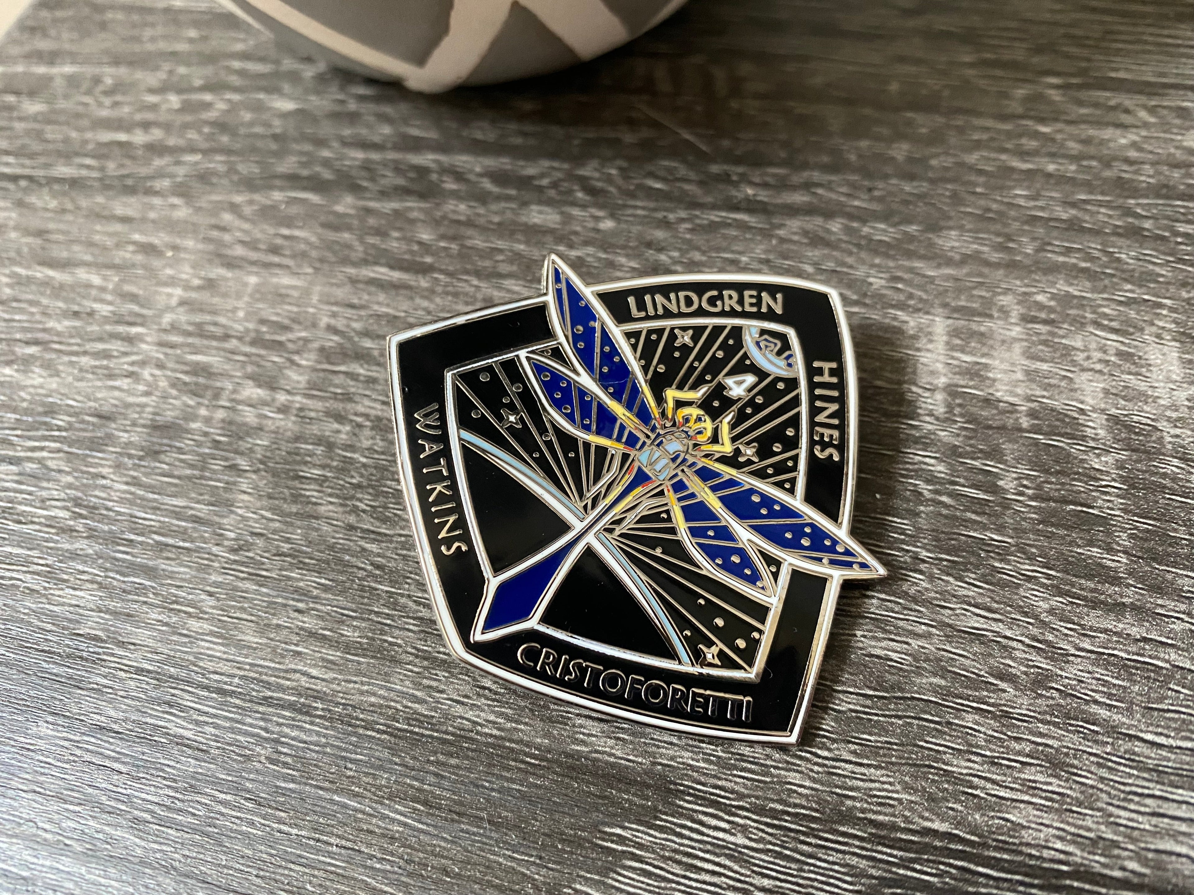 NASA Crew-4 USCV-4 Mission Patch Hard Enamel Pin