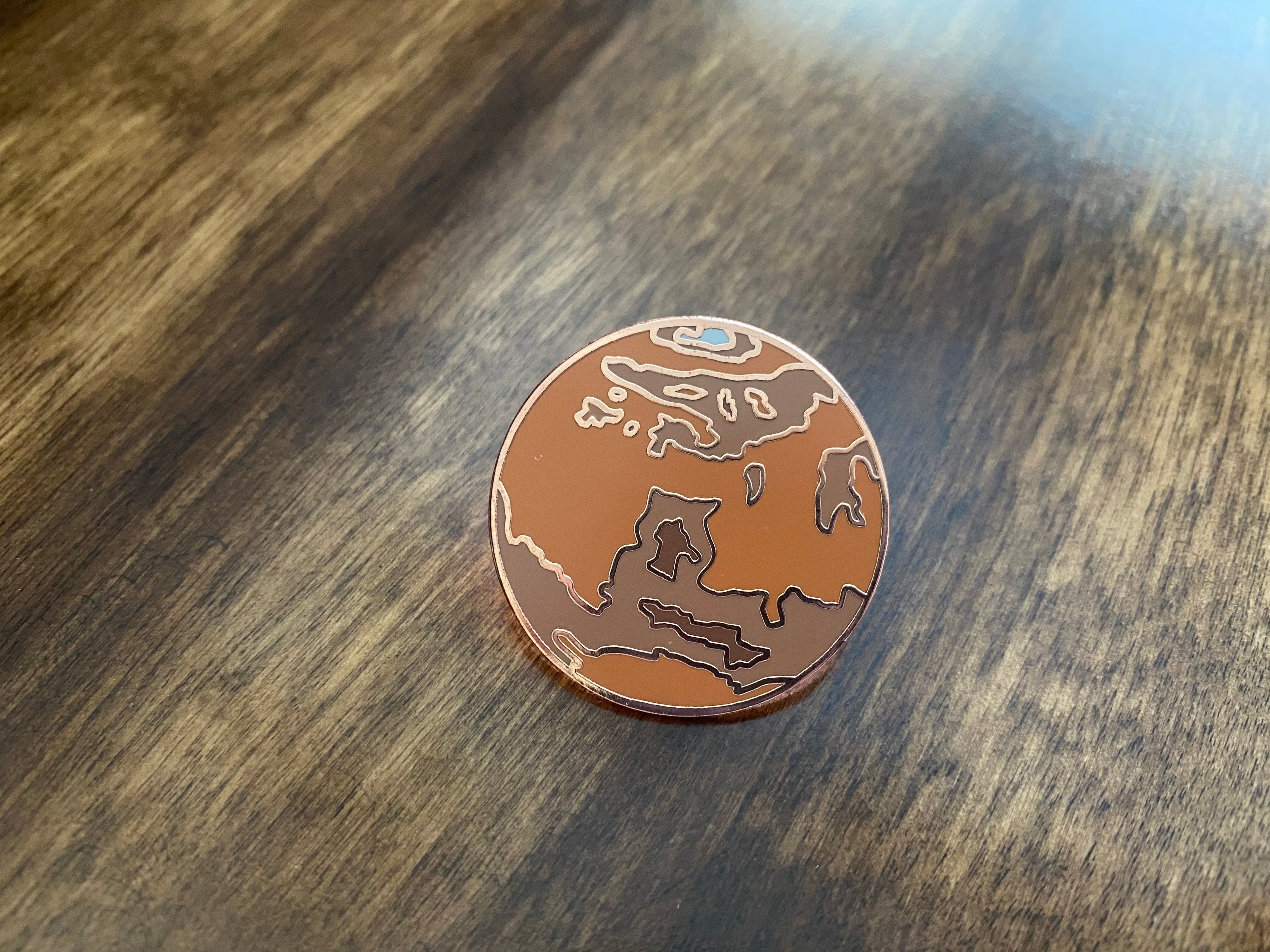 Mars Hard Enamel Pin