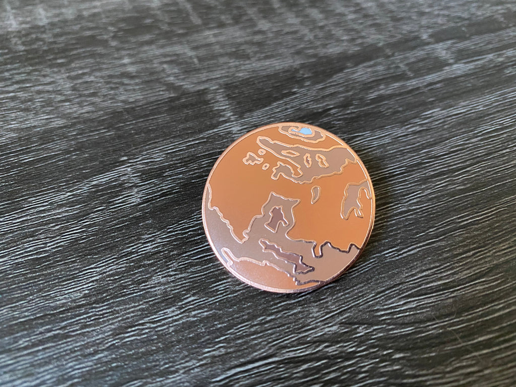 Mars Hard Enamel Pin