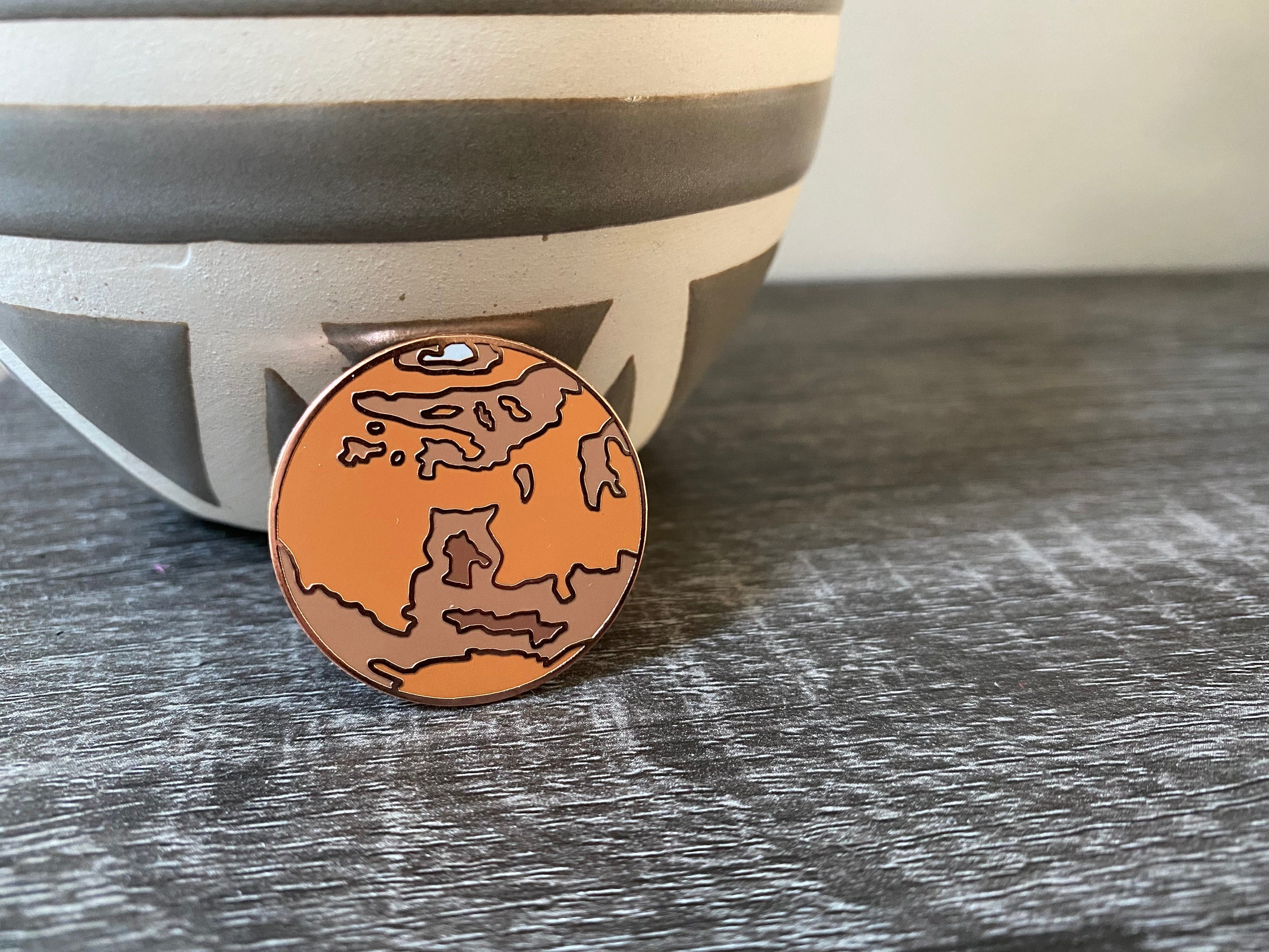 Mars Hard Enamel Pin