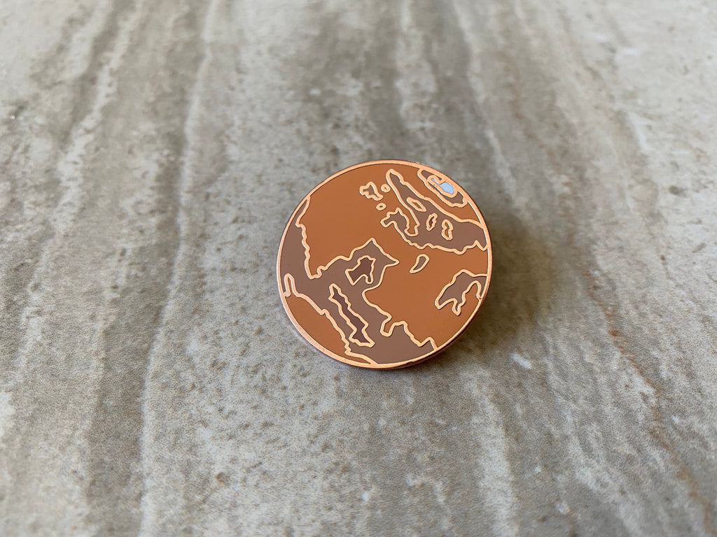 Mars Hard Enamel Pin