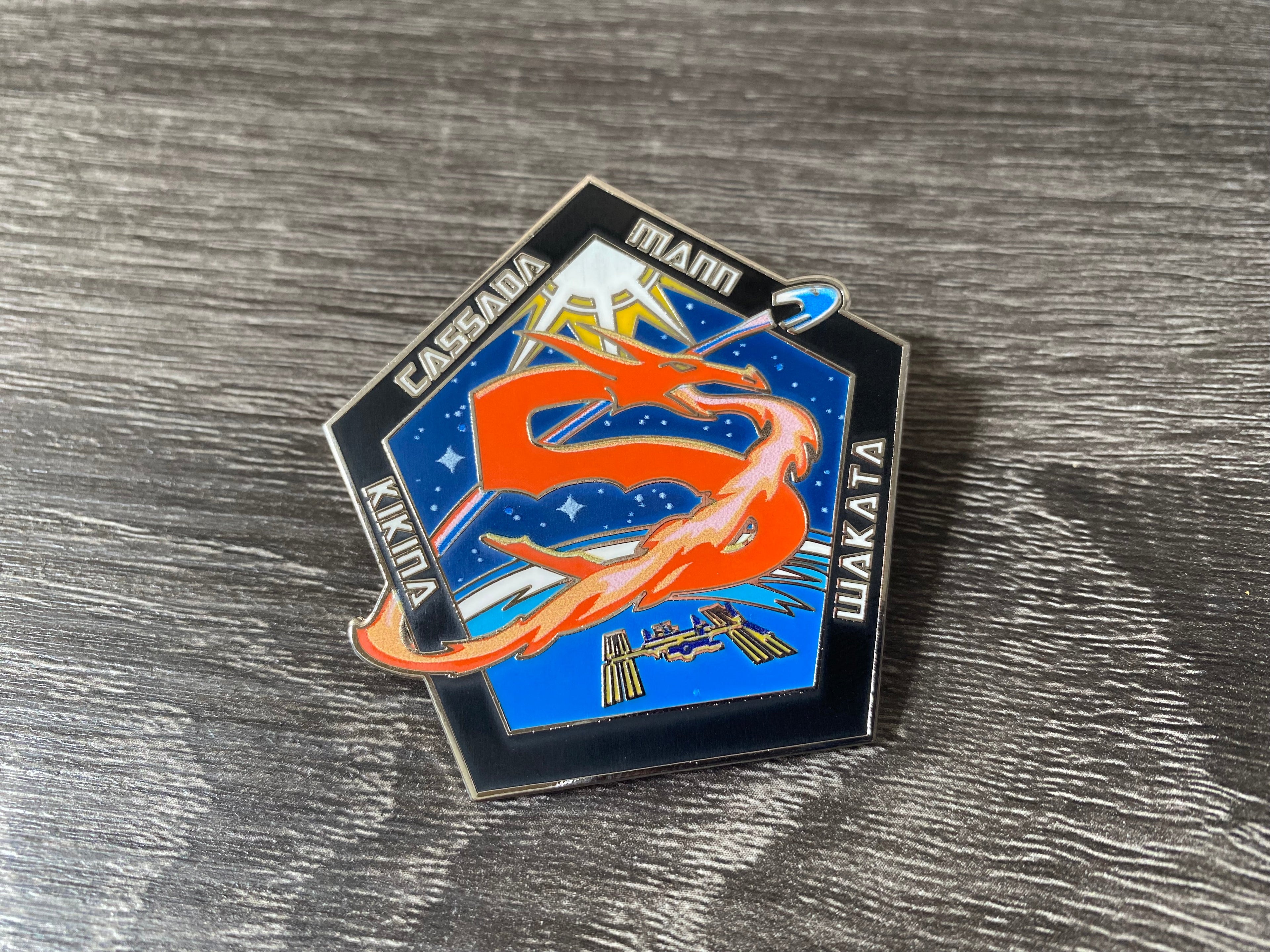 NASA Crew-5 USCV-5 Mission Patch Hard Enamel Pin
