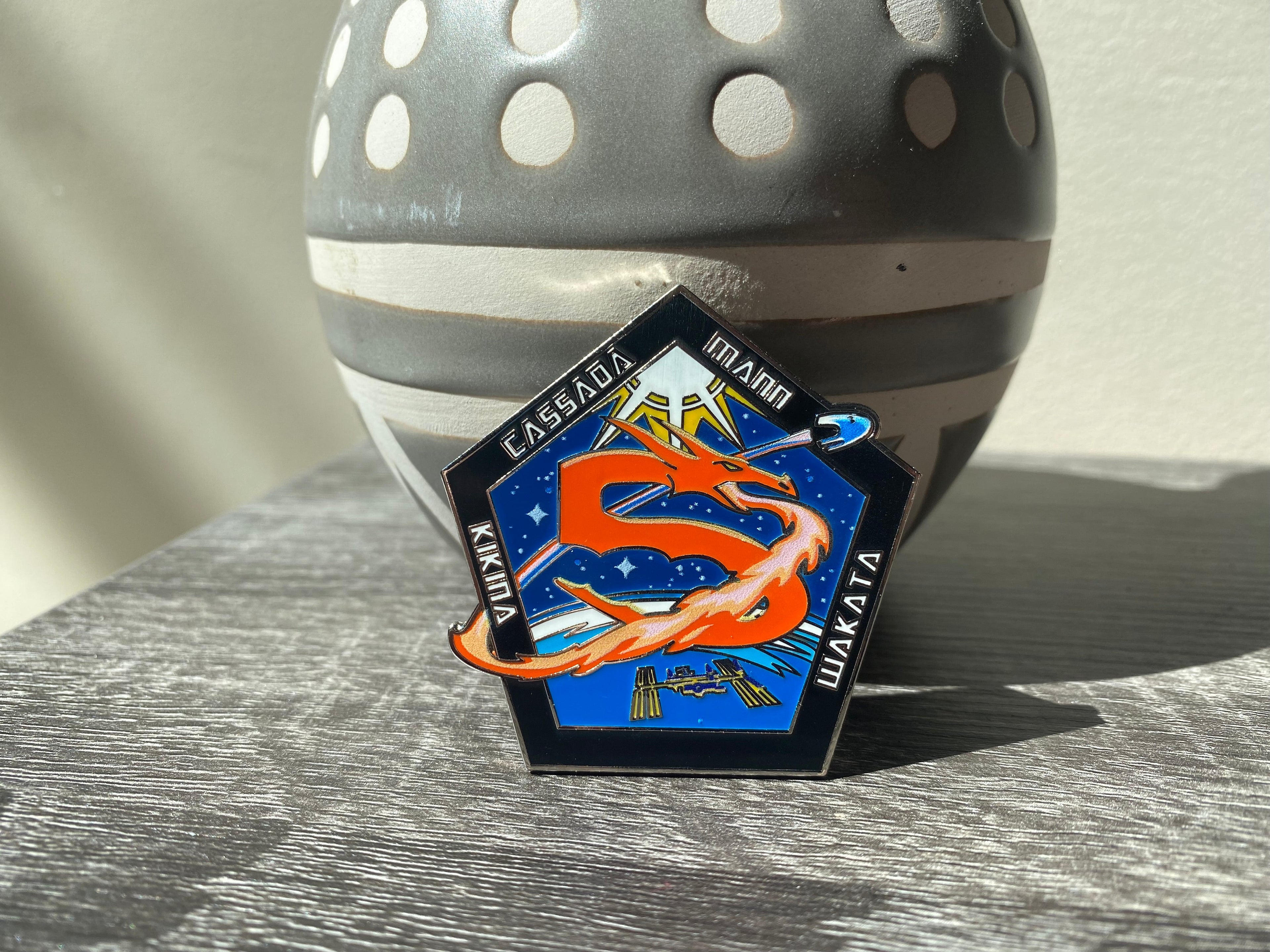 NASA Crew-5 USCV-5 Mission Patch Hard Enamel Pin