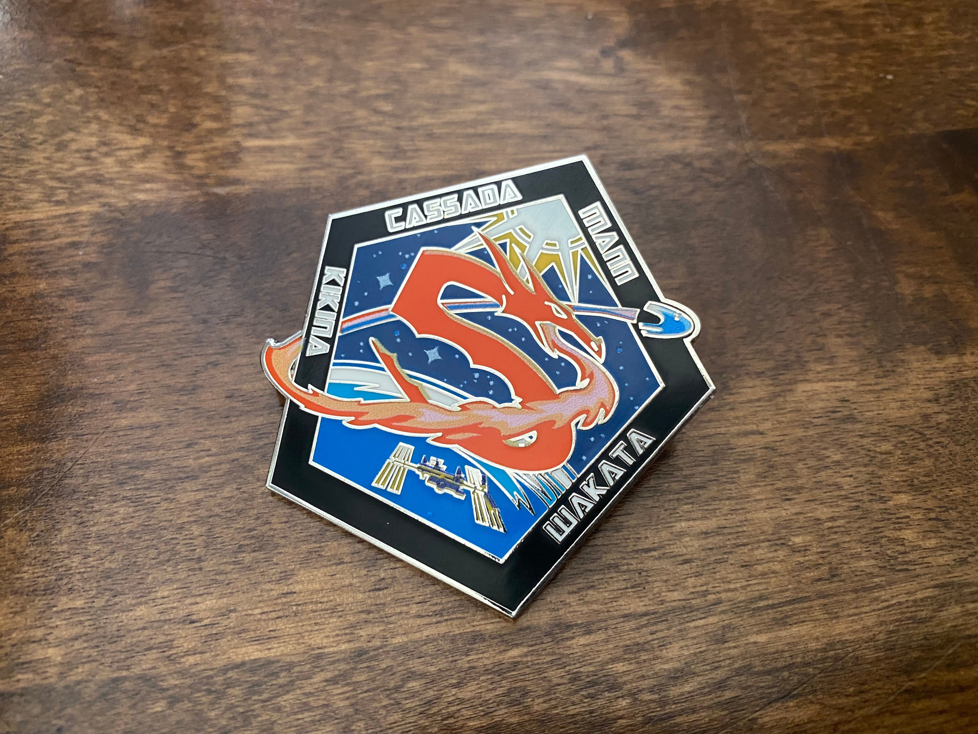 NASA Crew-5 USCV-5 Mission Patch Hard Enamel Pin