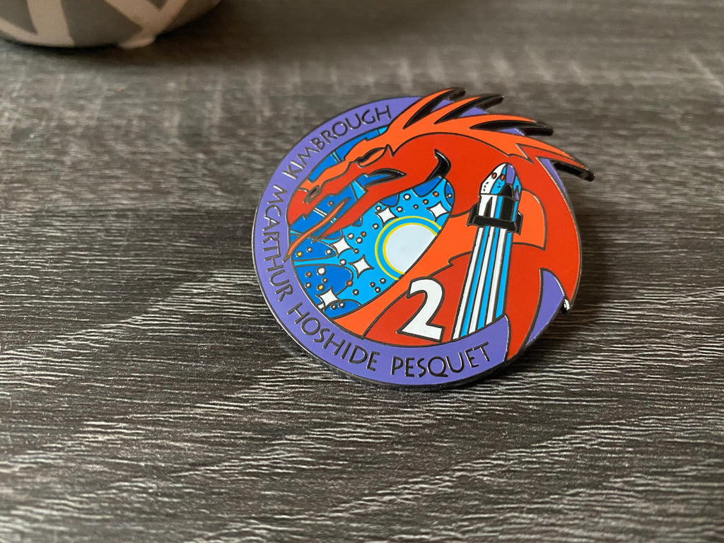 NASA Crew-2 USCV-2 Mission Patch Hard Enamel Pin