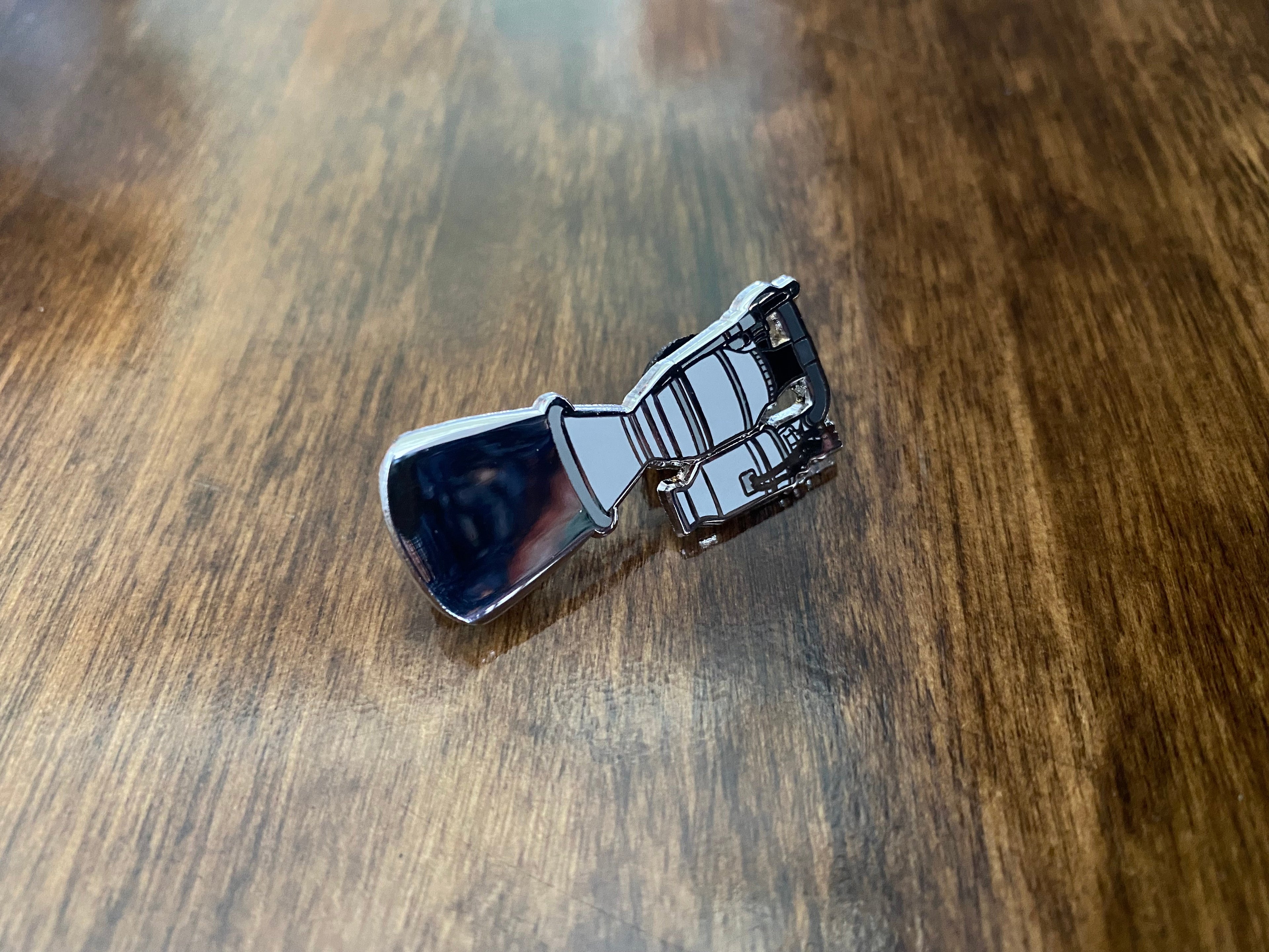 Merlin 1D Engine Hard Enamel Pin